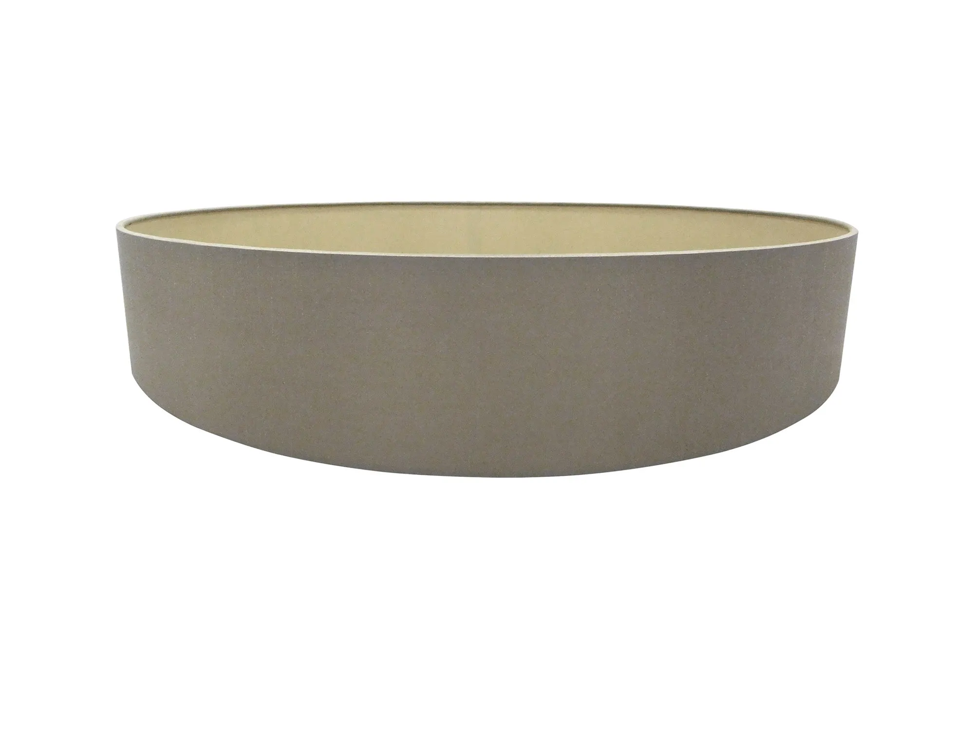Serena 60cm Faux Silk Fabric Shade Taupe, Halo Gold